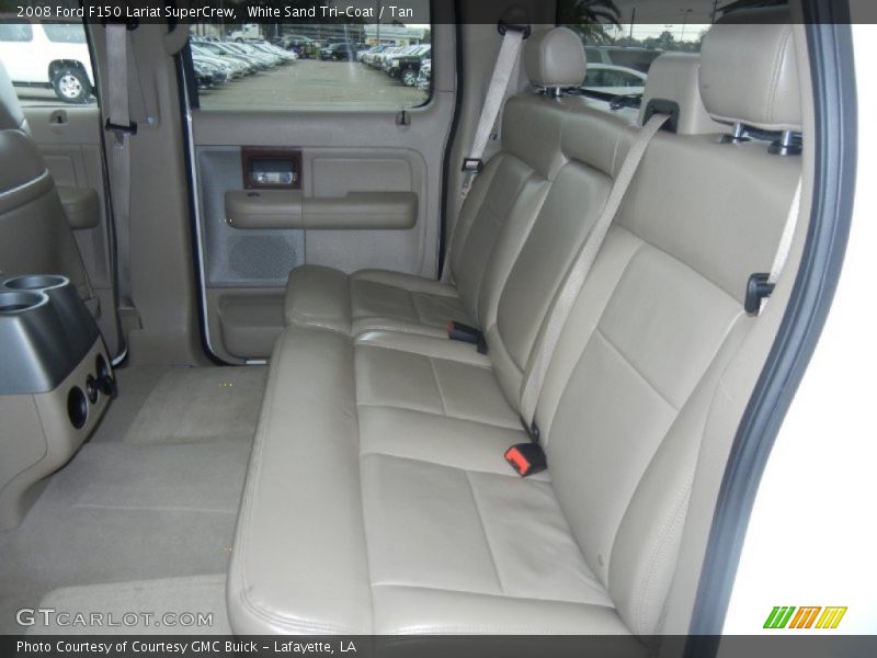 White Sand Tri-Coat / Tan 2008 Ford F150 Lariat SuperCrew
