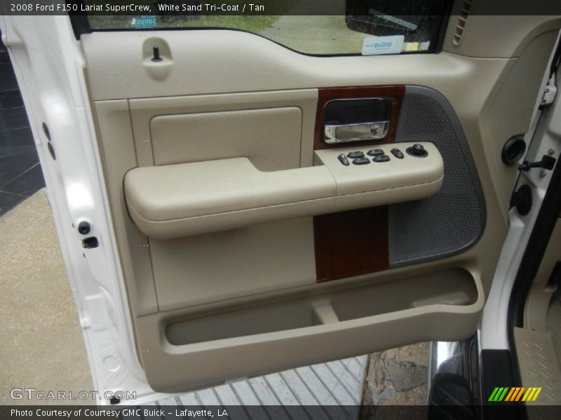 White Sand Tri-Coat / Tan 2008 Ford F150 Lariat SuperCrew