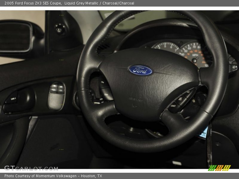 Liquid Grey Metallic / Charcoal/Charcoal 2005 Ford Focus ZX3 SES Coupe