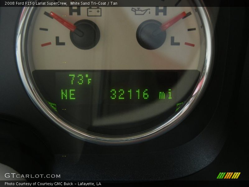 White Sand Tri-Coat / Tan 2008 Ford F150 Lariat SuperCrew