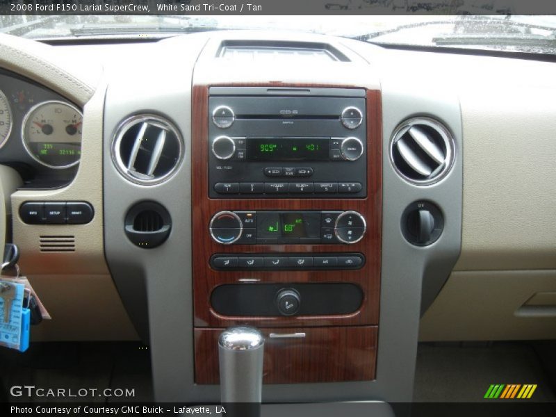 White Sand Tri-Coat / Tan 2008 Ford F150 Lariat SuperCrew