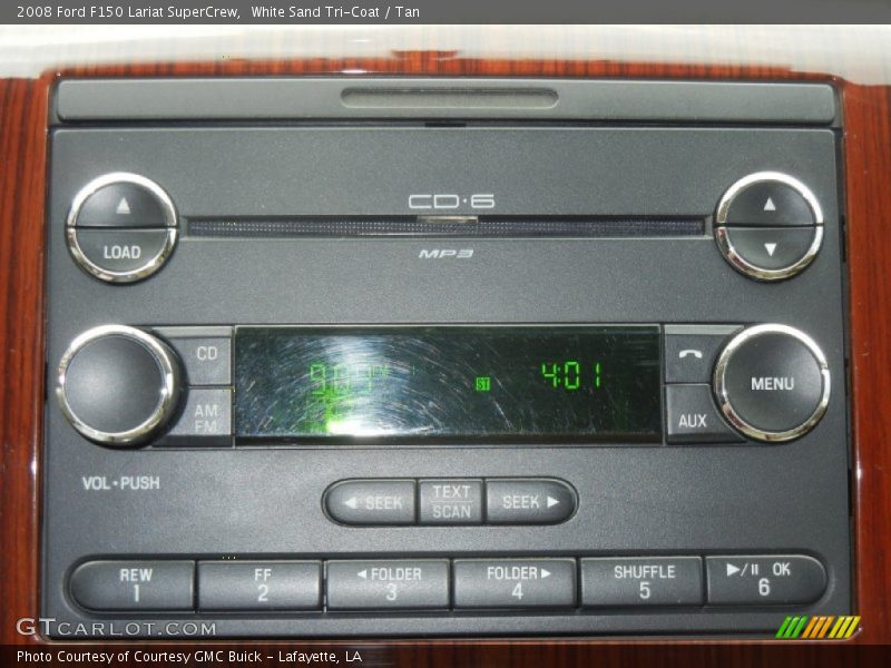 White Sand Tri-Coat / Tan 2008 Ford F150 Lariat SuperCrew