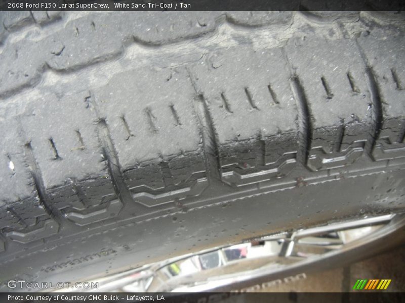 White Sand Tri-Coat / Tan 2008 Ford F150 Lariat SuperCrew
