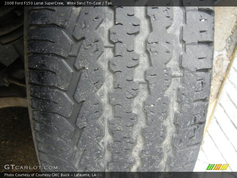 White Sand Tri-Coat / Tan 2008 Ford F150 Lariat SuperCrew