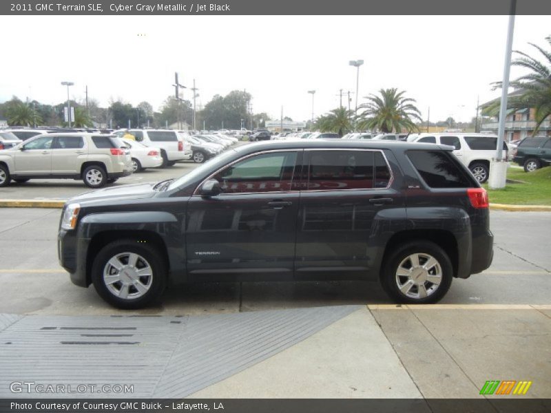 Cyber Gray Metallic / Jet Black 2011 GMC Terrain SLE