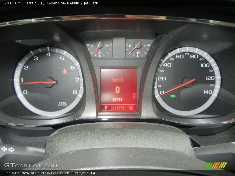 Cyber Gray Metallic / Jet Black 2011 GMC Terrain SLE