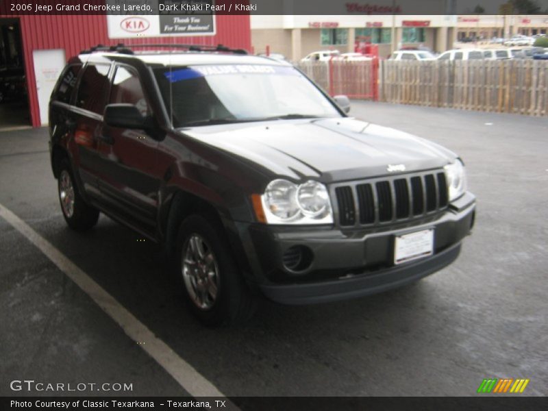 Dark Khaki Pearl / Khaki 2006 Jeep Grand Cherokee Laredo