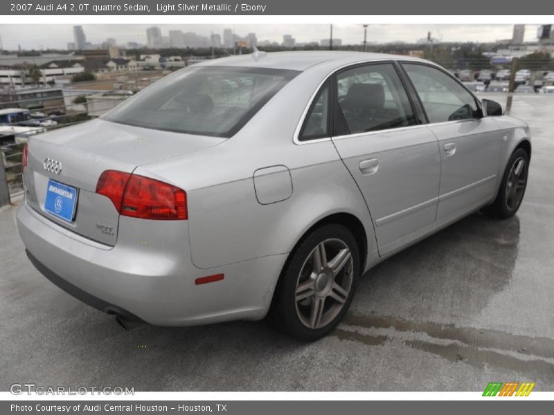 Light Silver Metallic / Ebony 2007 Audi A4 2.0T quattro Sedan