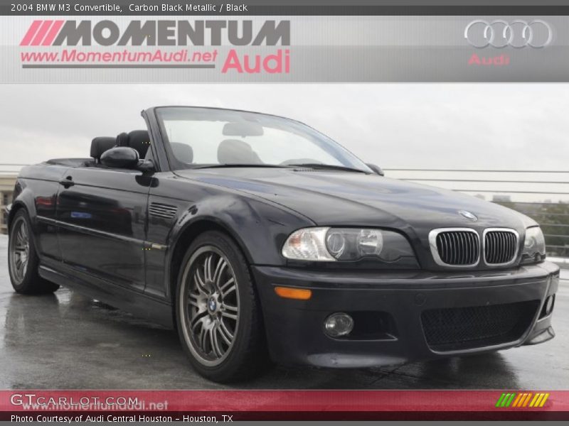 Carbon Black Metallic / Black 2004 BMW M3 Convertible