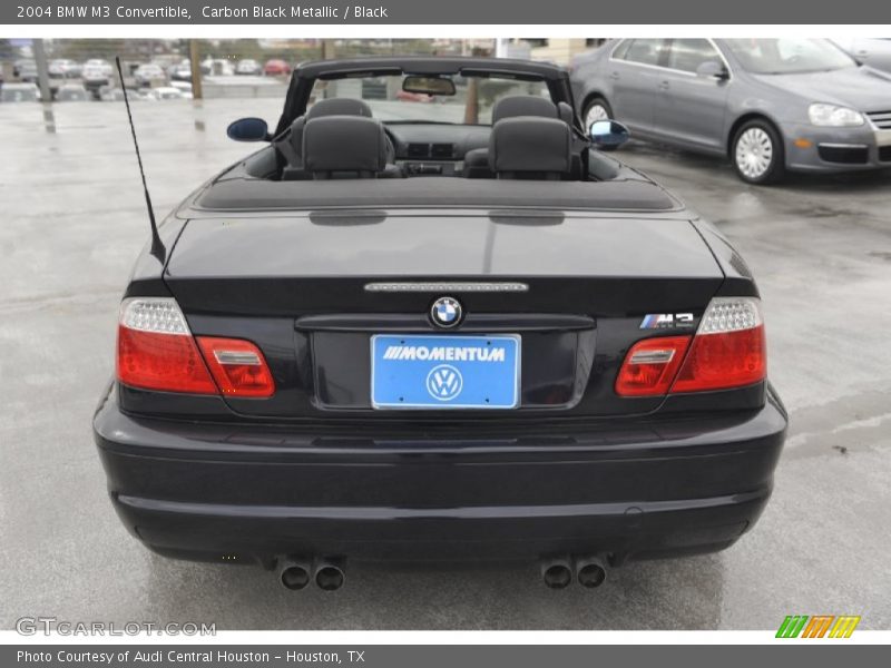 Carbon Black Metallic / Black 2004 BMW M3 Convertible
