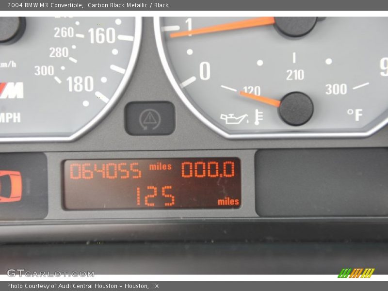 Carbon Black Metallic / Black 2004 BMW M3 Convertible