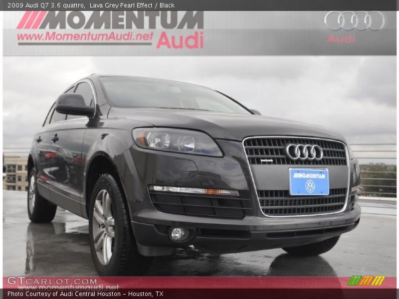 Lava Grey Pearl Effect / Black 2009 Audi Q7 3.6 quattro