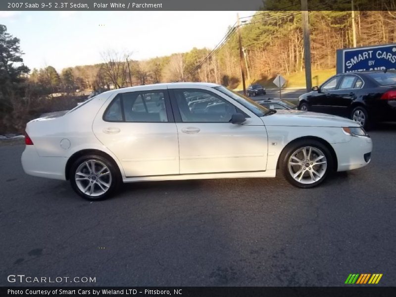 Polar White / Parchment 2007 Saab 9-5 2.3T Sedan