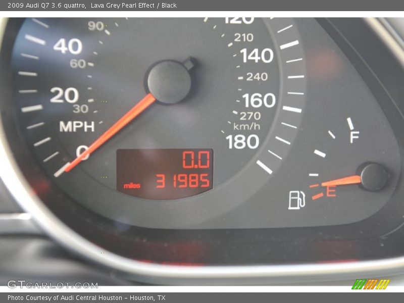 Lava Grey Pearl Effect / Black 2009 Audi Q7 3.6 quattro