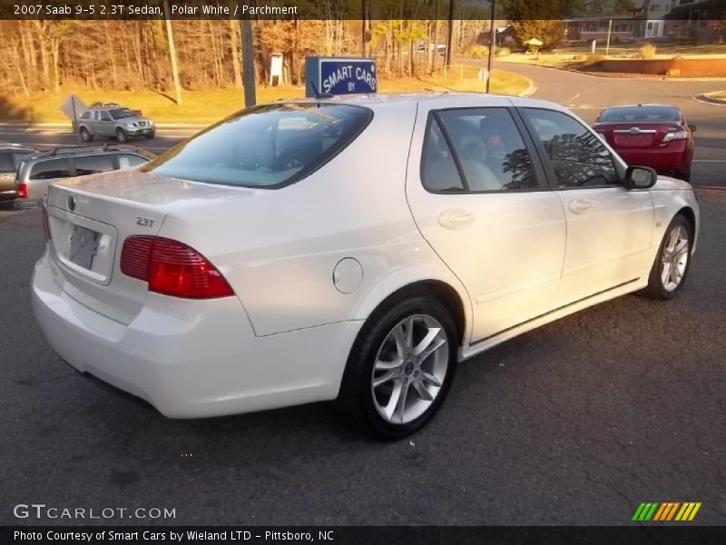Polar White / Parchment 2007 Saab 9-5 2.3T Sedan