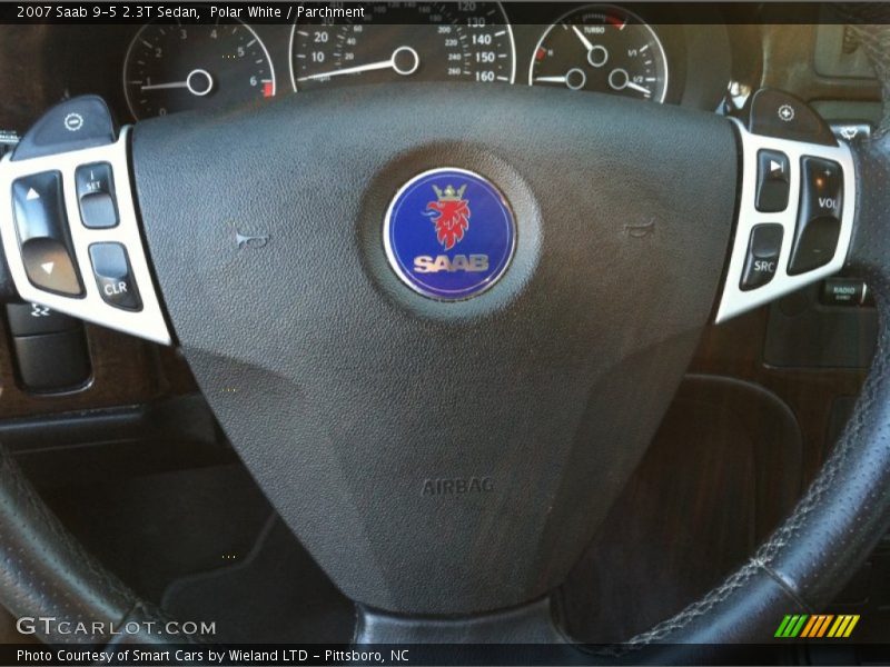 Polar White / Parchment 2007 Saab 9-5 2.3T Sedan