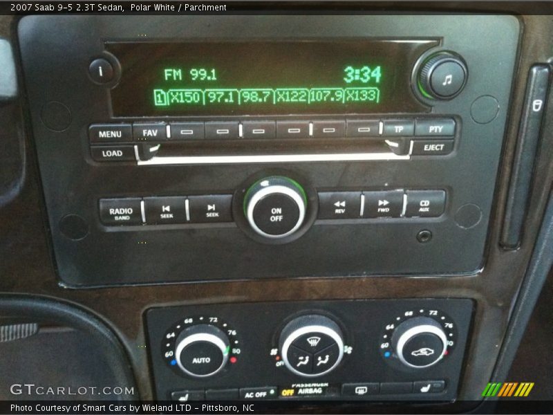 Polar White / Parchment 2007 Saab 9-5 2.3T Sedan
