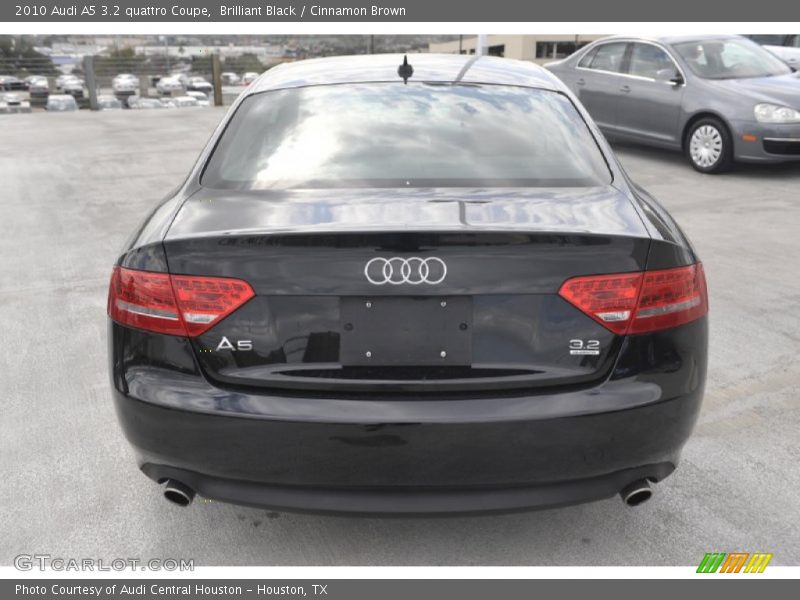 Brilliant Black / Cinnamon Brown 2010 Audi A5 3.2 quattro Coupe