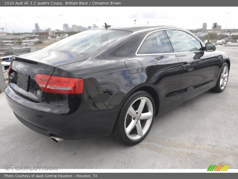 Brilliant Black / Cinnamon Brown 2010 Audi A5 3.2 quattro Coupe