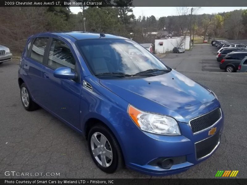 Blue Moon / Charcoal 2009 Chevrolet Aveo Aveo5 LT