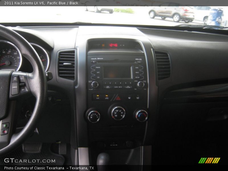 Pacific Blue / Black 2011 Kia Sorento LX V6