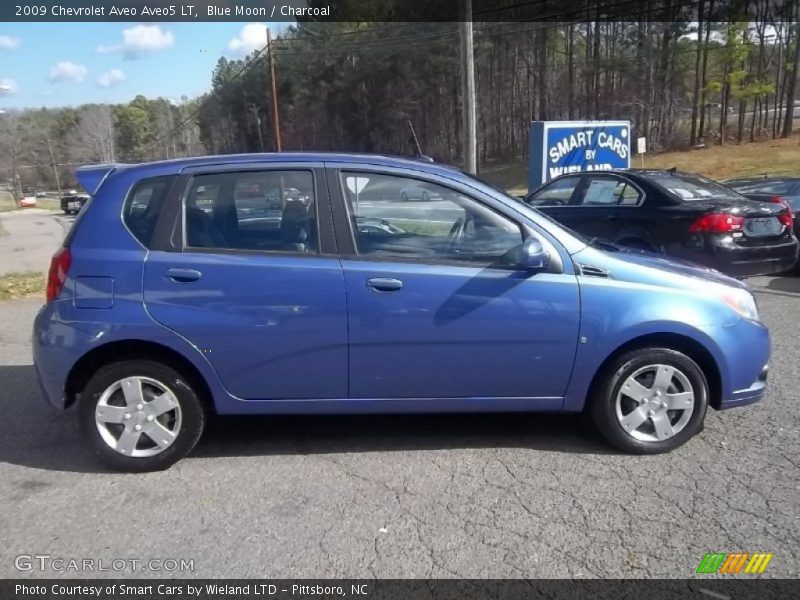 Blue Moon / Charcoal 2009 Chevrolet Aveo Aveo5 LT