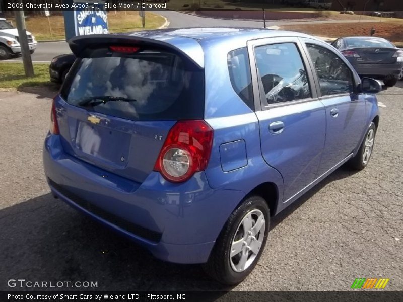 Blue Moon / Charcoal 2009 Chevrolet Aveo Aveo5 LT