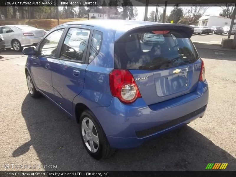 Blue Moon / Charcoal 2009 Chevrolet Aveo Aveo5 LT