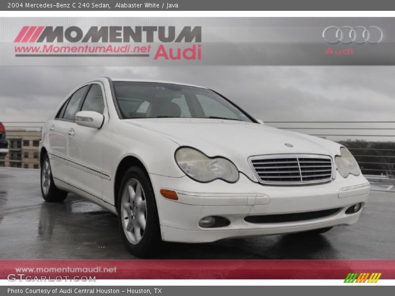 Alabaster White / Java 2004 Mercedes-Benz C 240 Sedan