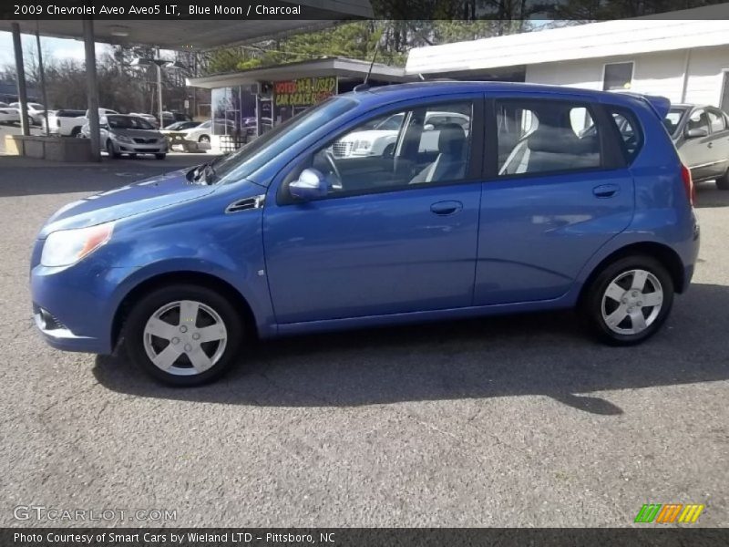 Blue Moon / Charcoal 2009 Chevrolet Aveo Aveo5 LT