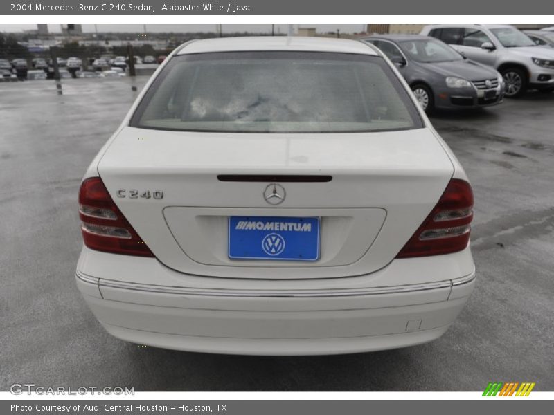Alabaster White / Java 2004 Mercedes-Benz C 240 Sedan