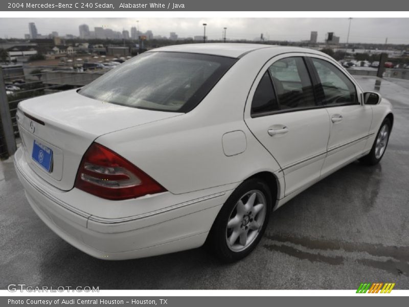 Alabaster White / Java 2004 Mercedes-Benz C 240 Sedan