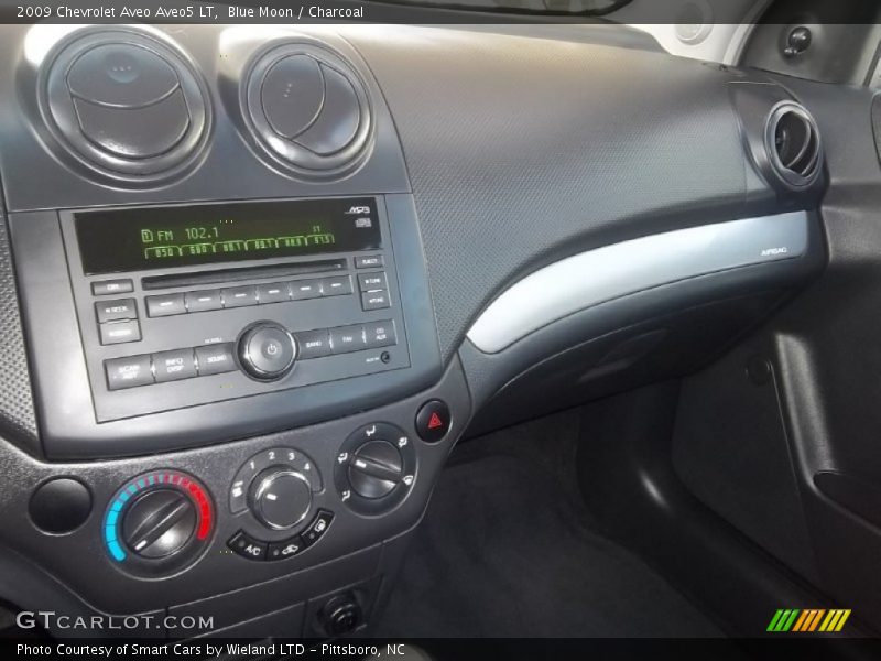 Blue Moon / Charcoal 2009 Chevrolet Aveo Aveo5 LT