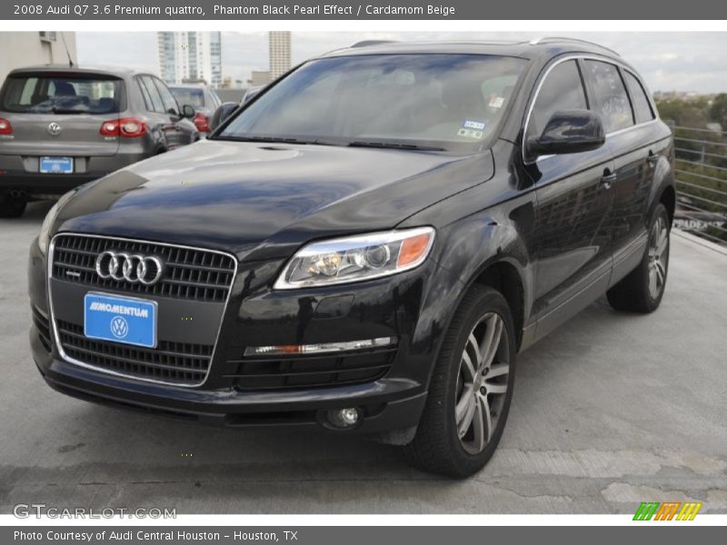 Phantom Black Pearl Effect / Cardamom Beige 2008 Audi Q7 3.6 Premium quattro