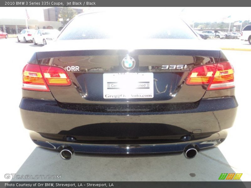 Jet Black / Black 2010 BMW 3 Series 335i Coupe