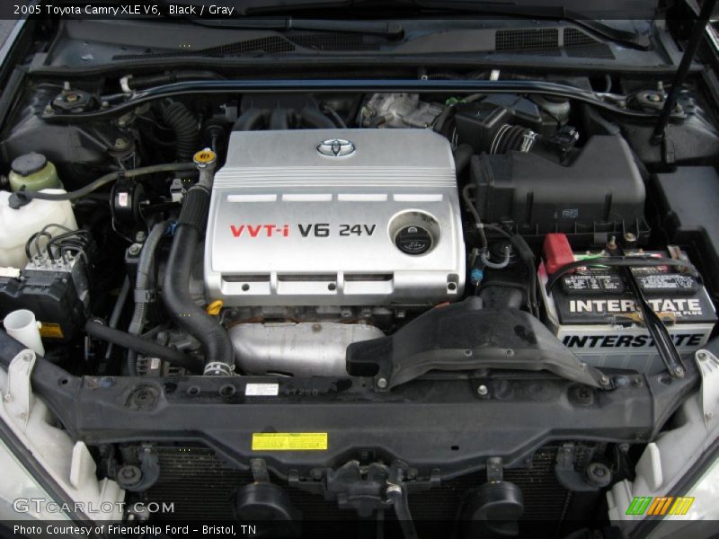 Black / Gray 2005 Toyota Camry XLE V6