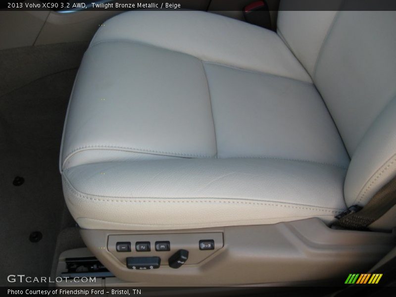 Front Seat of 2013 XC90 3.2 AWD