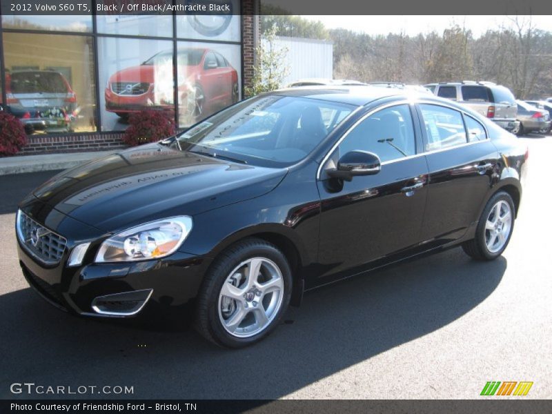 Black / Off Black/Anthracite Black 2012 Volvo S60 T5