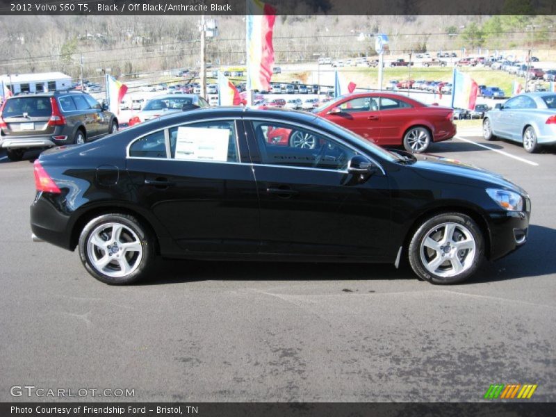 Black / Off Black/Anthracite Black 2012 Volvo S60 T5