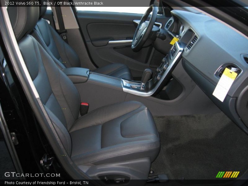 Black / Off Black/Anthracite Black 2012 Volvo S60 T5
