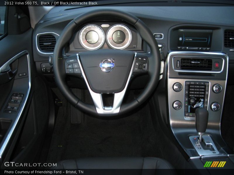 Black / Off Black/Anthracite Black 2012 Volvo S60 T5
