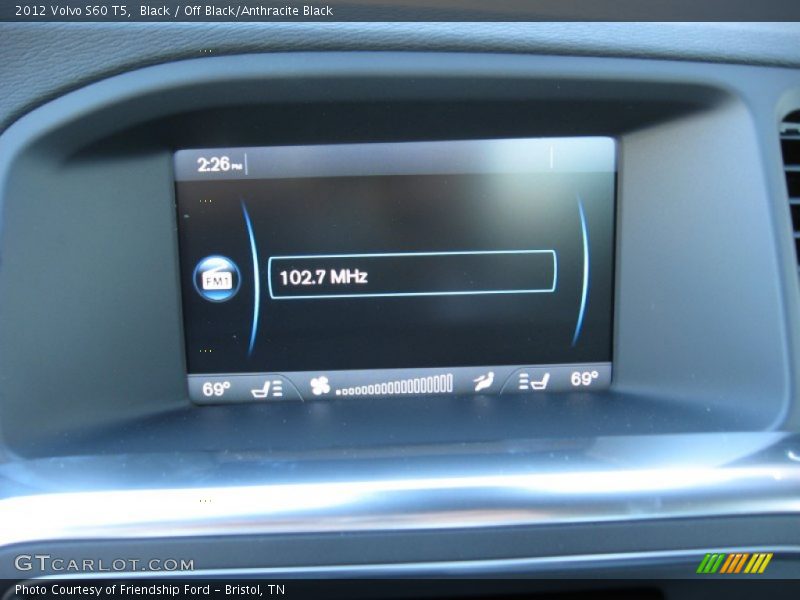 Black / Off Black/Anthracite Black 2012 Volvo S60 T5