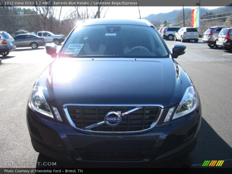 Barrents Blue Metallic / Sandstone Beige/Espresso 2012 Volvo XC60 3.2 AWD