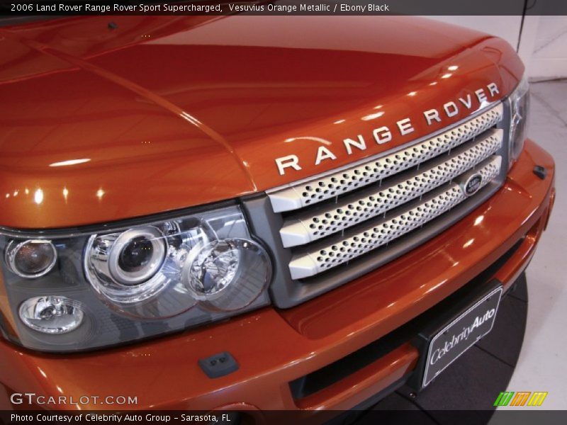 Vesuvius Orange Metallic / Ebony Black 2006 Land Rover Range Rover Sport Supercharged