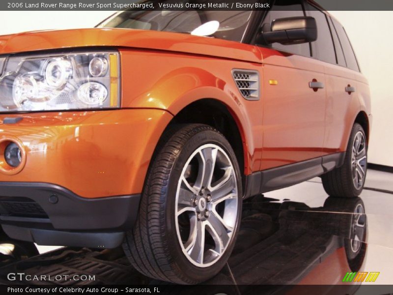 Vesuvius Orange Metallic / Ebony Black 2006 Land Rover Range Rover Sport Supercharged
