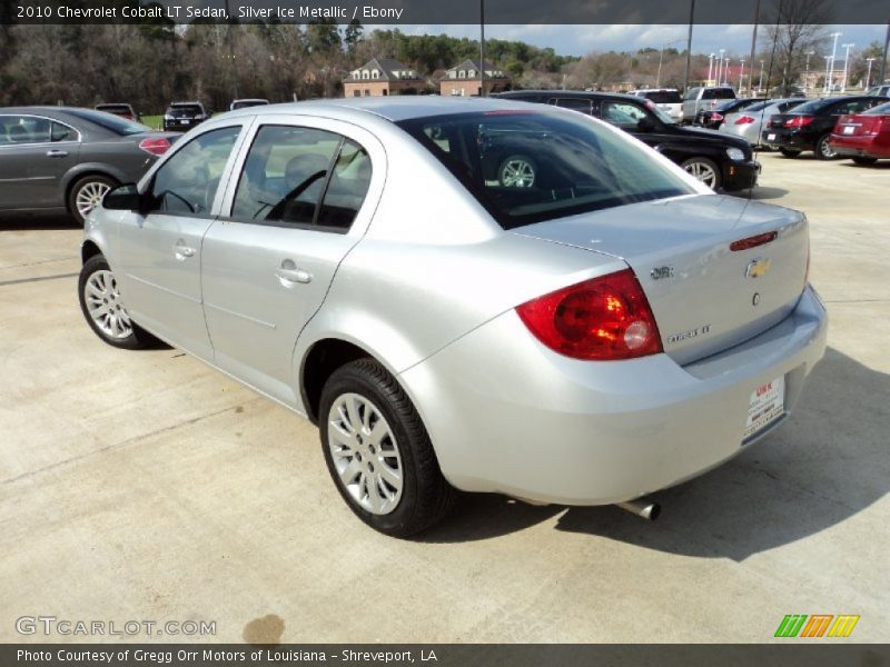 Silver Ice Metallic / Ebony 2010 Chevrolet Cobalt LT Sedan