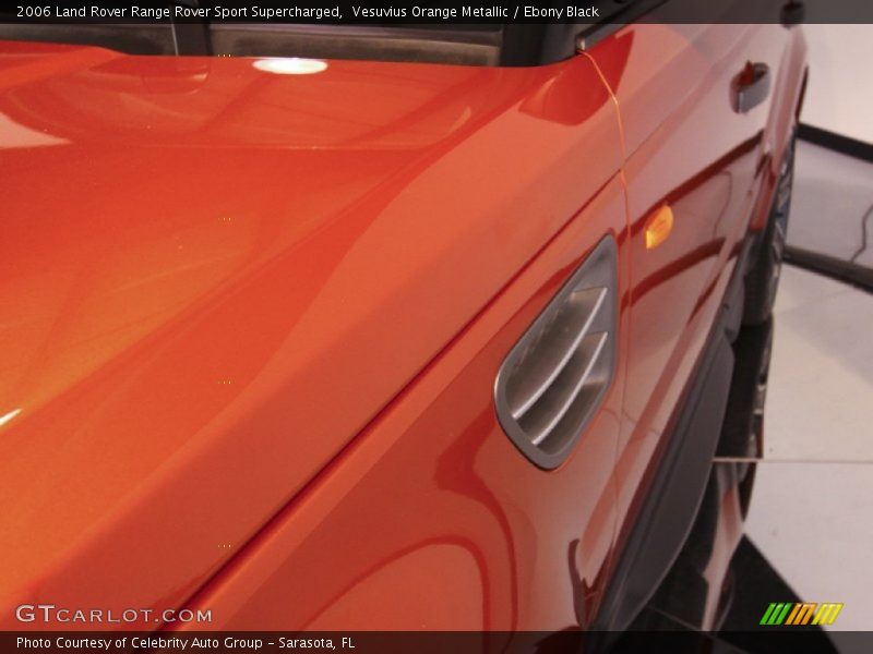 Vesuvius Orange Metallic / Ebony Black 2006 Land Rover Range Rover Sport Supercharged