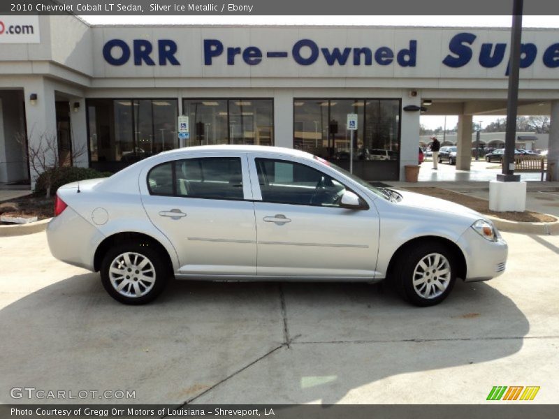 Silver Ice Metallic / Ebony 2010 Chevrolet Cobalt LT Sedan
