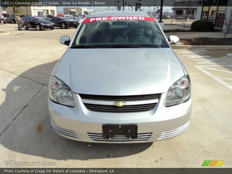 Silver Ice Metallic / Ebony 2010 Chevrolet Cobalt LT Sedan