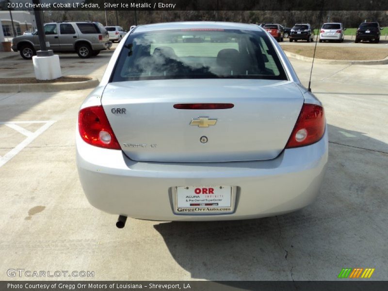 Silver Ice Metallic / Ebony 2010 Chevrolet Cobalt LT Sedan